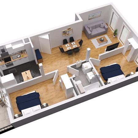 Zentrum Residenz - Wohnen Auf Hoechstem Niveau Leipzig Ngoại thất bức ảnh